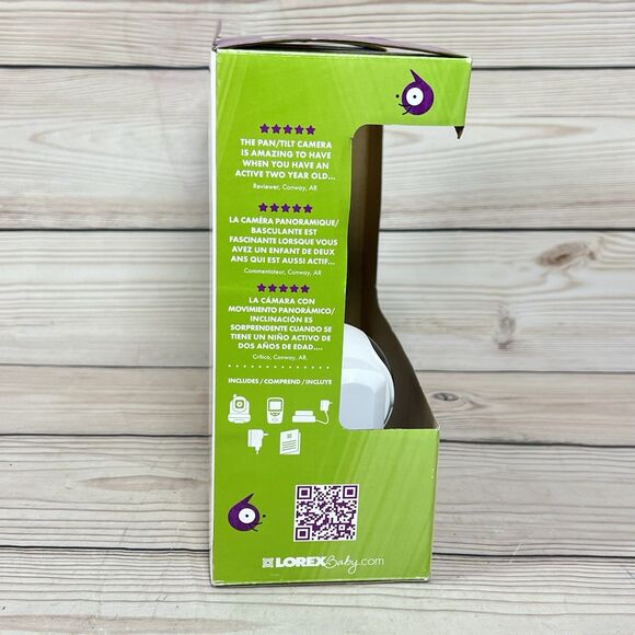 Lorex SWEET PEEP Baby Monitor 2.4" Screen Pan Tilt Camera Night Vision Lullaby - Picture 12 of 15